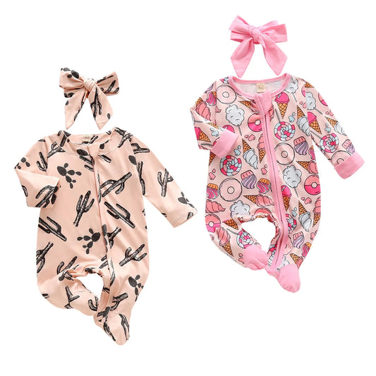 Grenouillère bébé fille